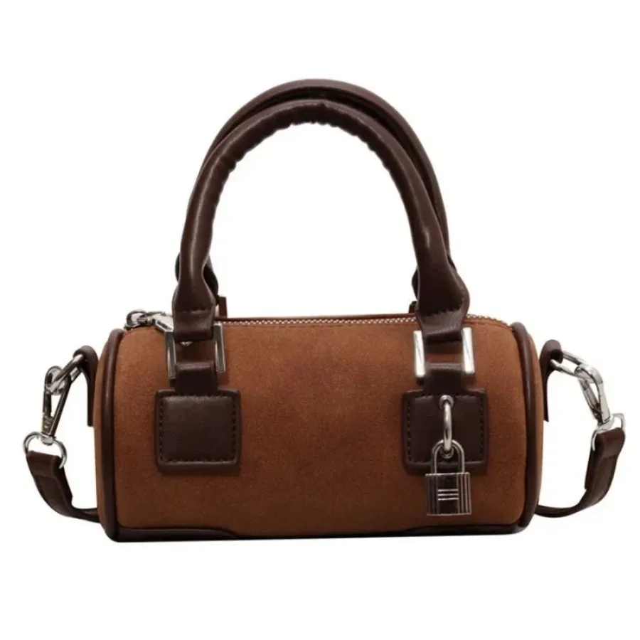 

New retro beautiful personality generous handheld pillow women's bag senior tide sense of one shoulder diagonal cross bag