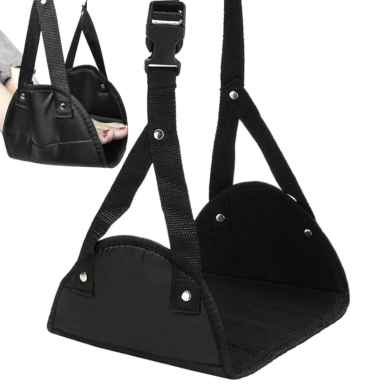 

Гамак для ног для путешествий в самолете, портативный гамак для путешествий в самолете, удобная подставка для ног для взрослых, пожилых женщин, бизнеса