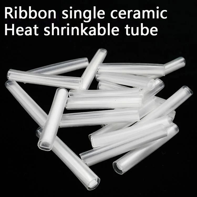 

12 core ribbon single ceramic optical fiber heat shrinkable sleeve ribbon optical fiber heat shrinkable tube hot melt tube sheat