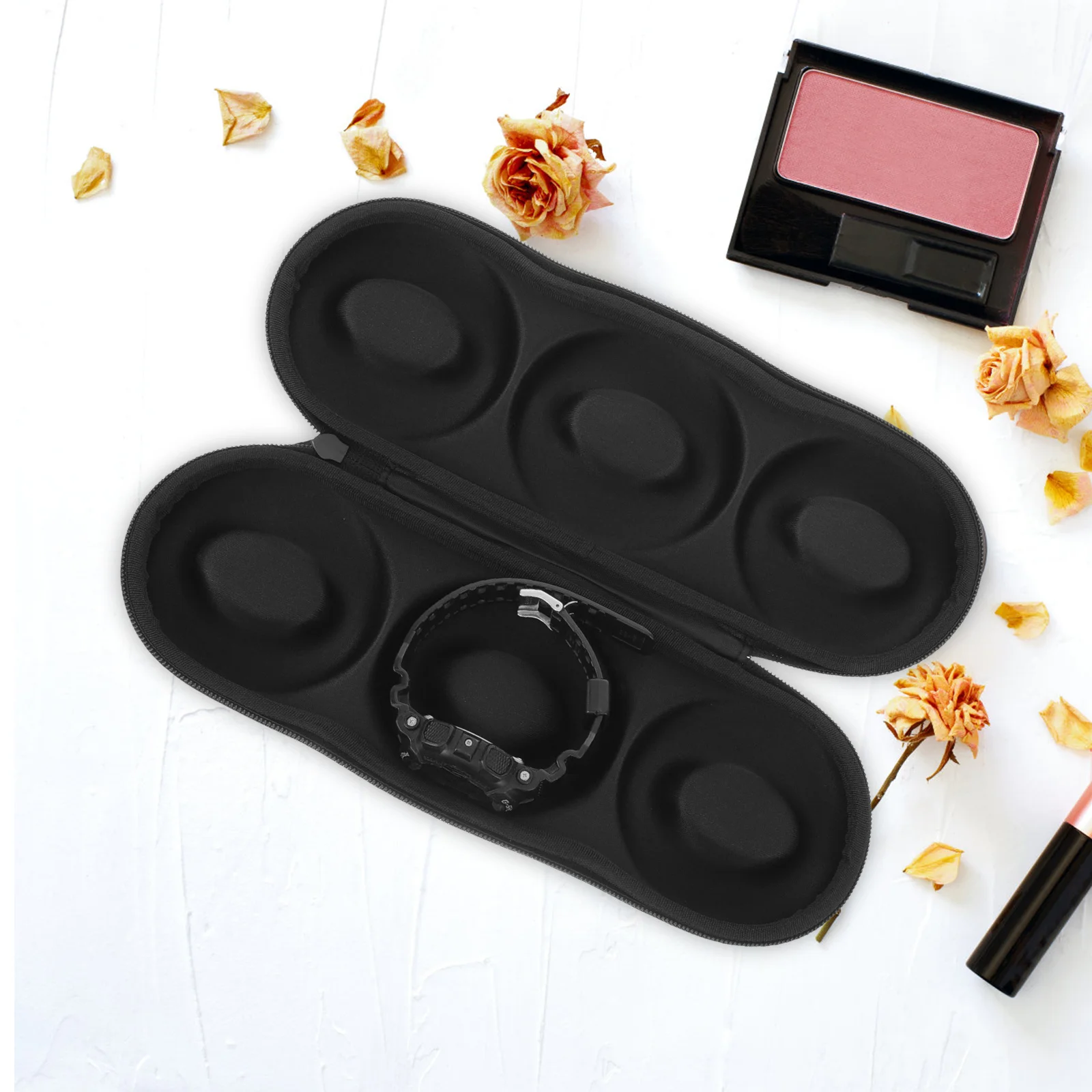 

Watch Storage Box Eva Portable Waterproof Anti-Scratch Watch Organizer Holder For Home Travel Outdoor Use Case