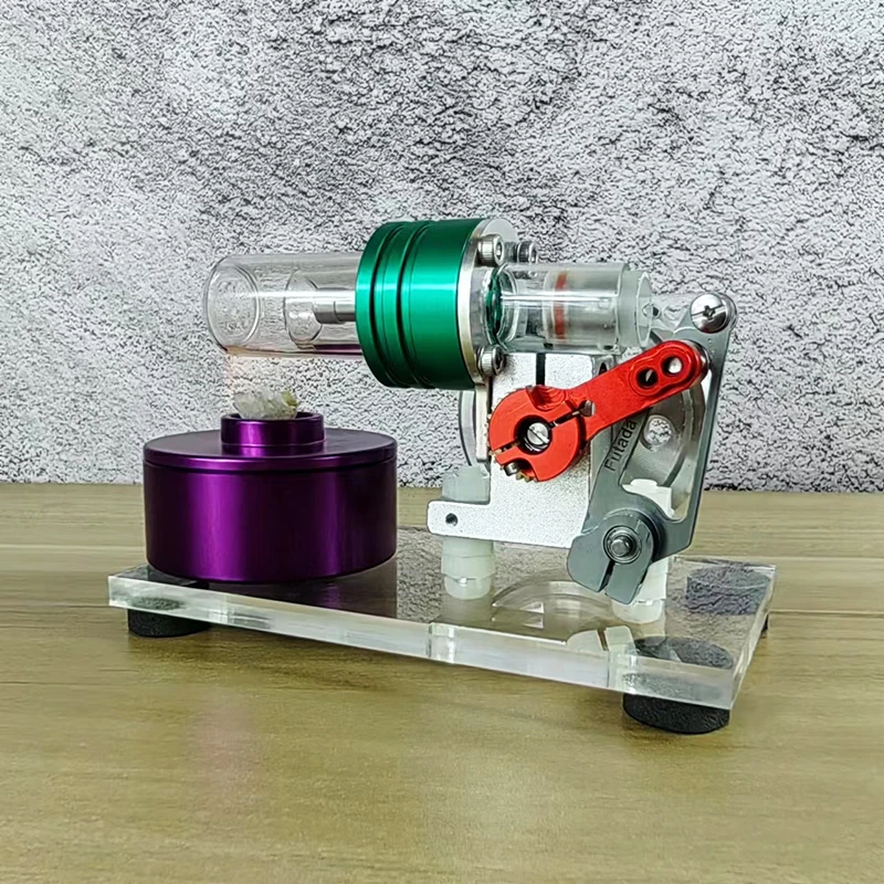 

Stirling Engine Model Metal Generator Steam Engine Model Mechanical Physics Experiment Making Invention Toy