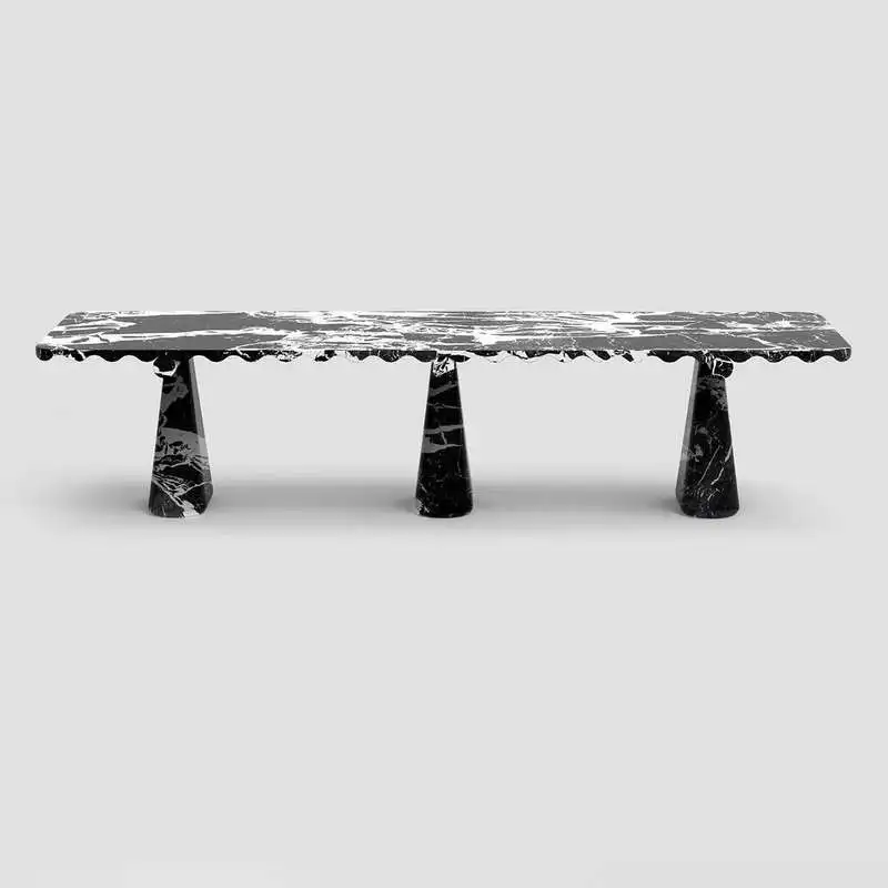 xx-Modern High Quality Elegance Black Marble Customized Size Eco-Friendly Living Room Furniture Console Coffee Table for Home^
