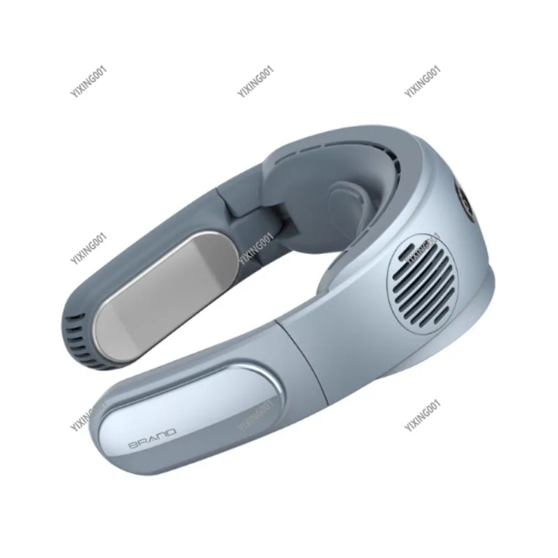 USB Bladeless Folding Neck Fan - New High Wind Refrigeration, Portable Mini Wearable Cooler for Outdoor Daily Use