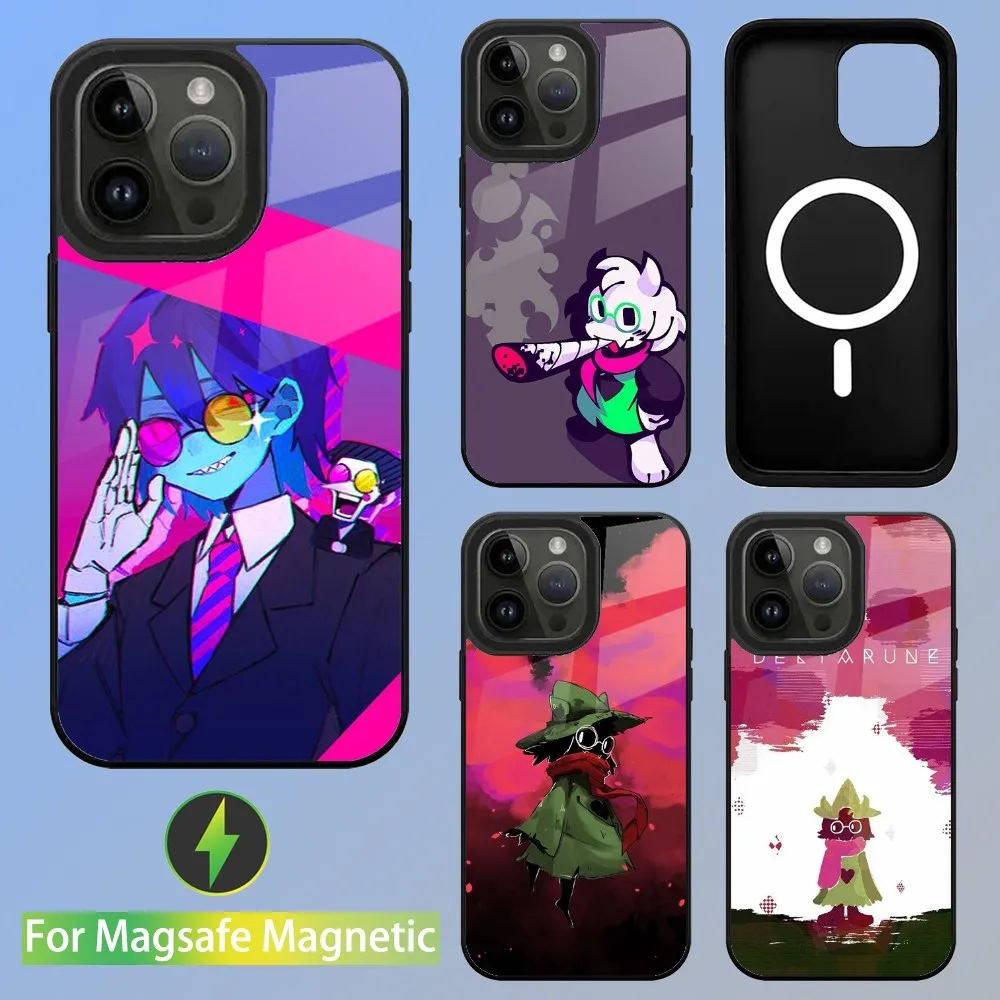 D-Deltarune Kris Game Phone Case For iPhone 16,15,14,13,12,11,Plus,Pro,Max Mini Magsafe Magnetic Wireless Charging