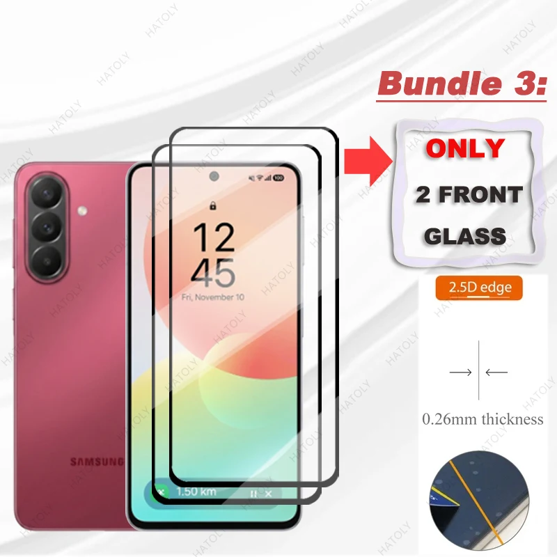 Screen Protector For Samsung Galaxy M47 Glass Black Edge Protective Film For Galaxy M47 5G Tempered Glass Camera Lens Protector