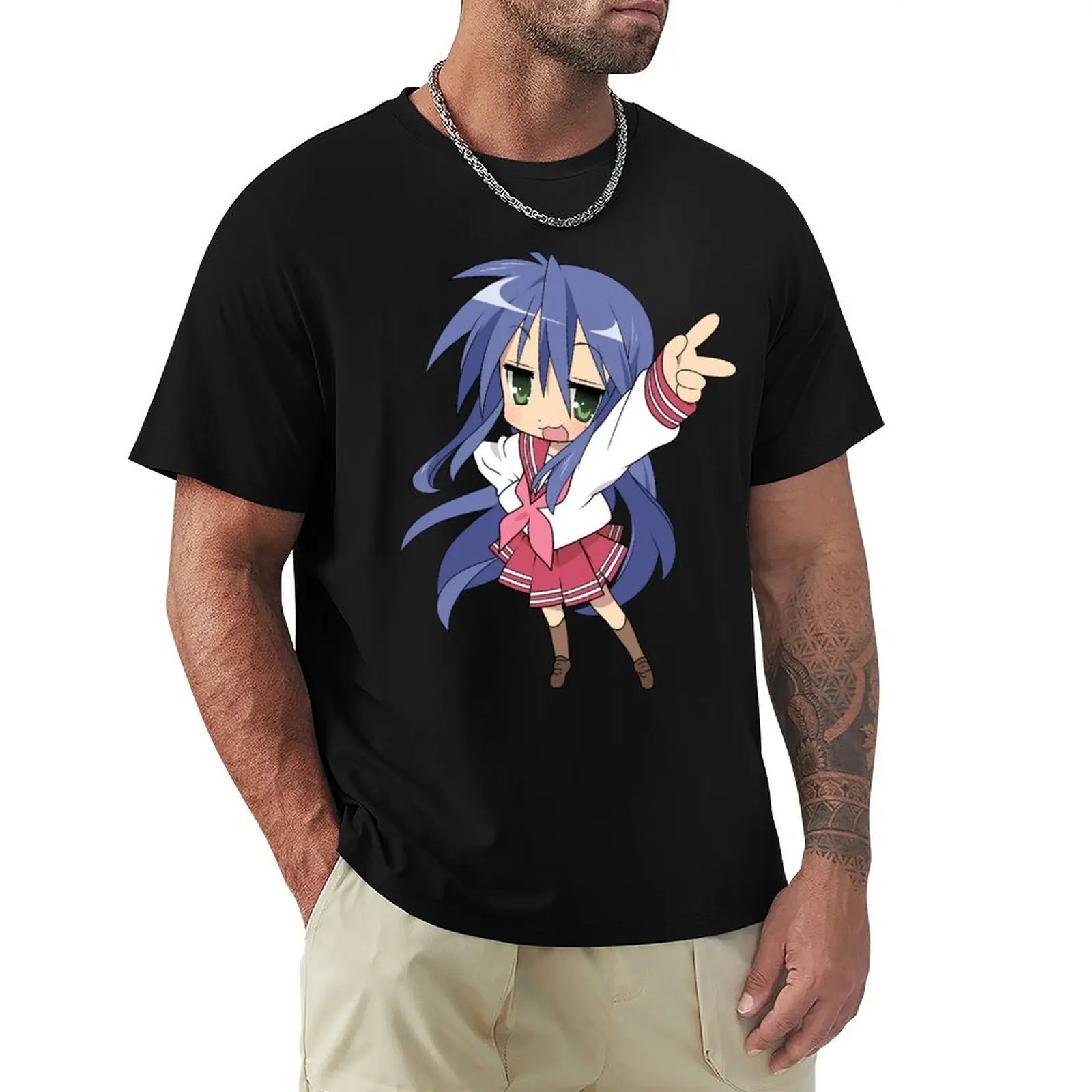 

Lucky Star - Konata Izumi T-Shirt Plus Size Everyday Tee Shirt