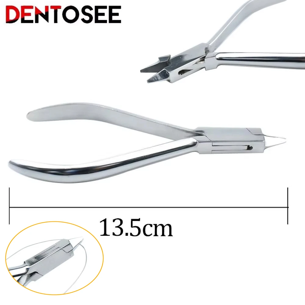 

Dental Flat Head Pliers Orthodontic Weingart Plier for Niti Wire Curving Shaping Forceps Instruments Tools for Braces Adjustment