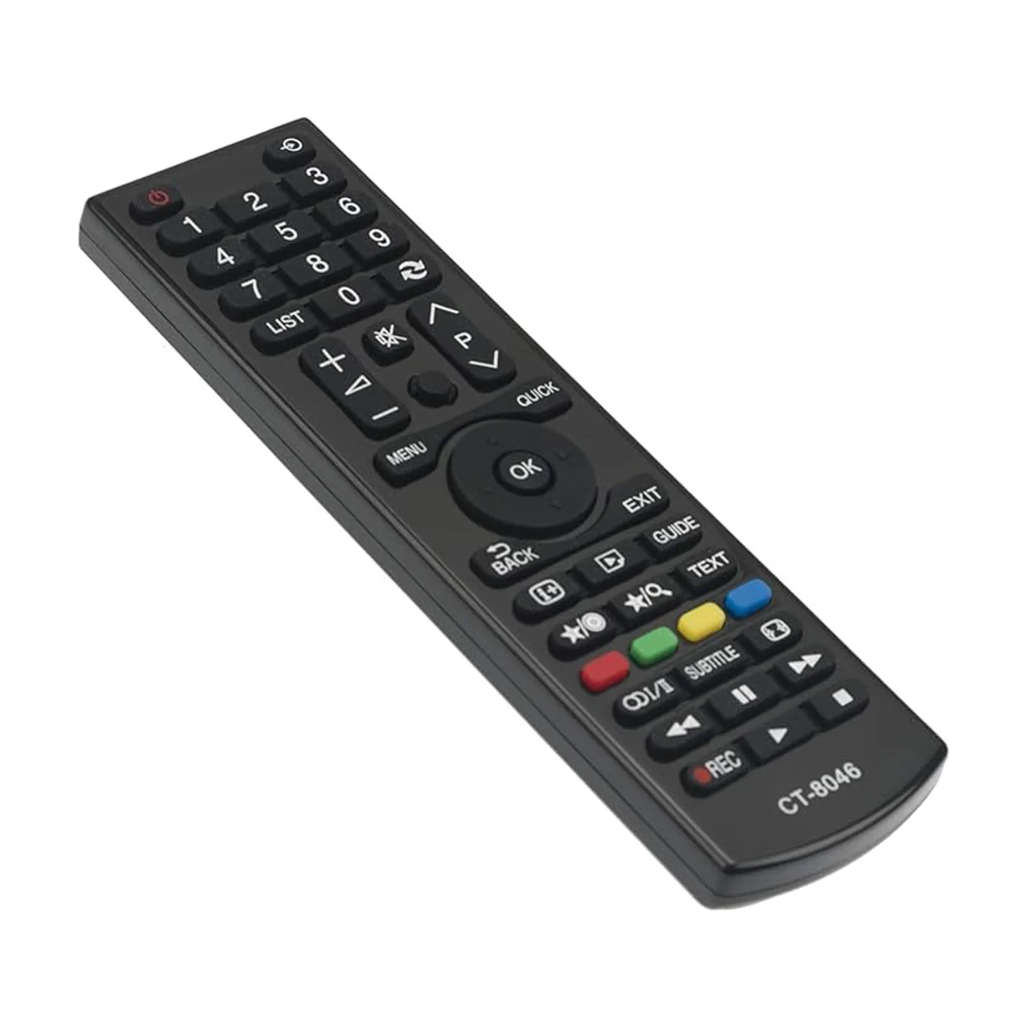 Replace Remote Control for Toshiba CT-8046 TV 32L1544DG 32W1533DB 32W1534DG 32W1541DG 32W1543DG 32W1544DG 32W1633DB 32W1633DG