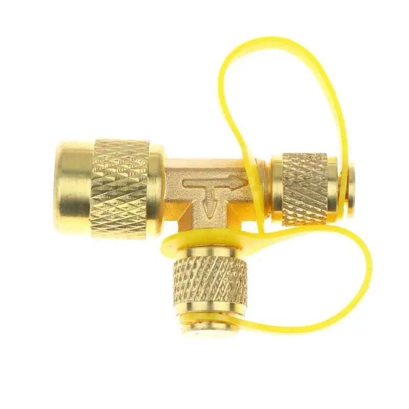 Refrigeration Conversion Valve Adapter Professional Grade AC Connector Fitting for Auto Repair Technicians Use