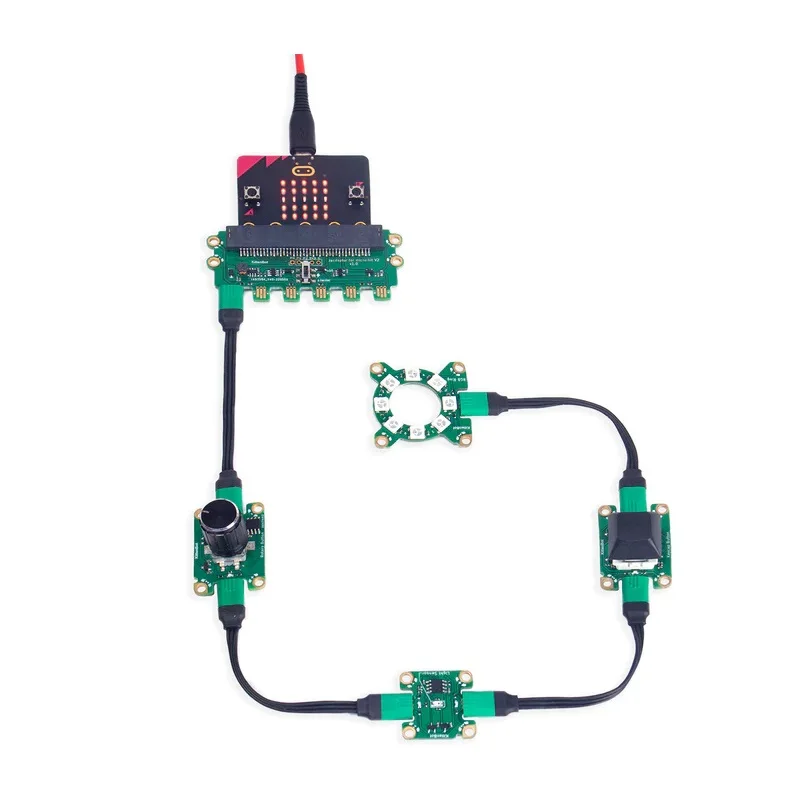 ชุด jacdac กับ jacdaptor สำหรับไมโคร: บิต V2, Microsoft ของ Avant-Garde jacdac โปรโตคอล, โครงการอิเล็กทรอนิกส์