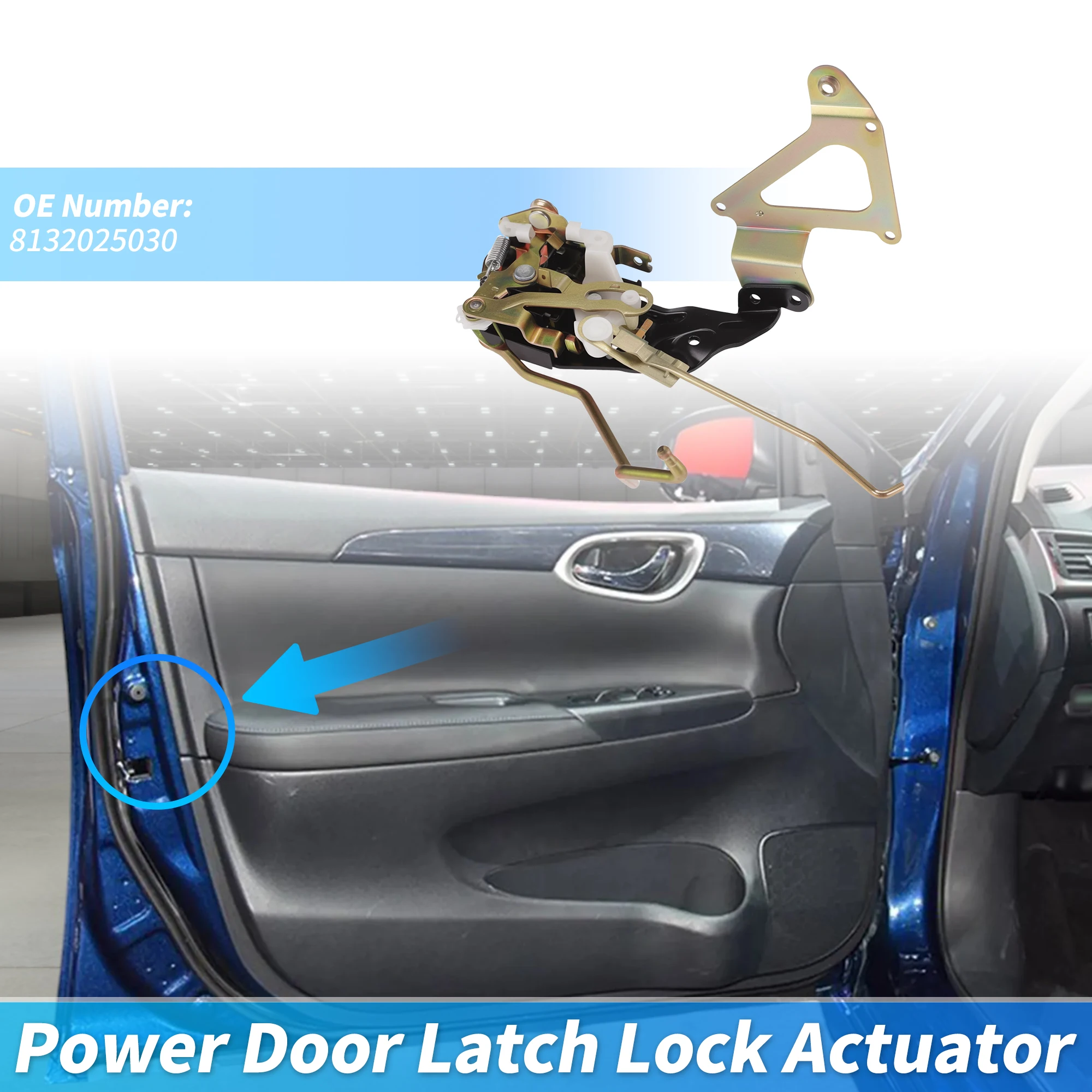 UXCELL 8132025030 Power Door Lock Latch Actuator for Hyundai Accent II