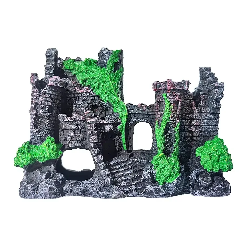 artificial corals for aquarium Small Rockery Aquascape Aquarium Decoration Accessories Resin Simulation of Rockery with Durable