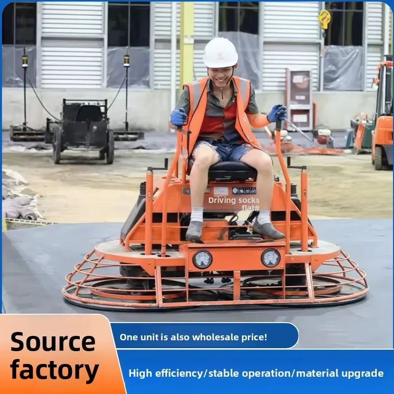 Heart Go Direct Factory Sale  Driving Double Disc Floor Finishing Machine Ride-on Concrete Power Trowel 18kw 360kg