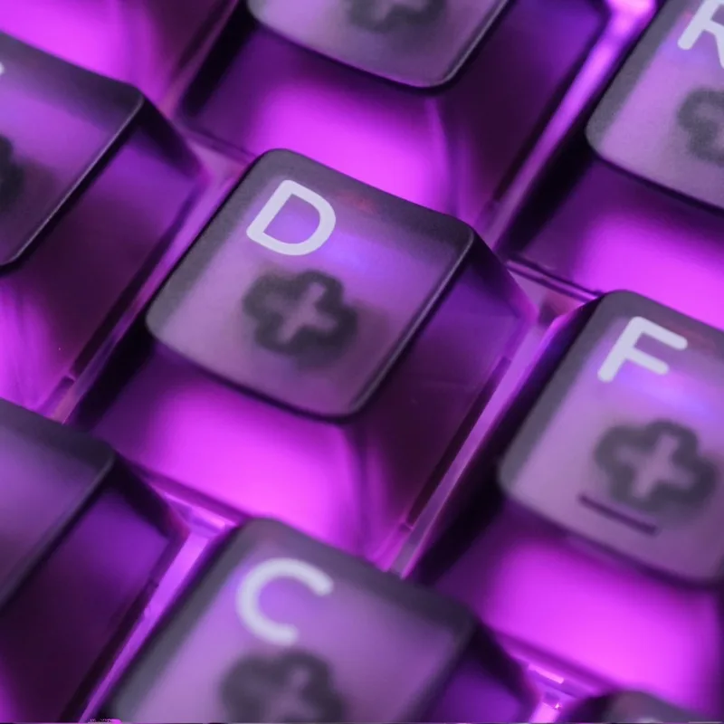 الضباب الاختراق Keycap مجموعة الكمبيوتر مخصص متجمد شفافة غطاء لوحة المفاتيح الكرز الشخصي الألعاب KeyCap للوحة المفاتيح الميكانيكية MAD68