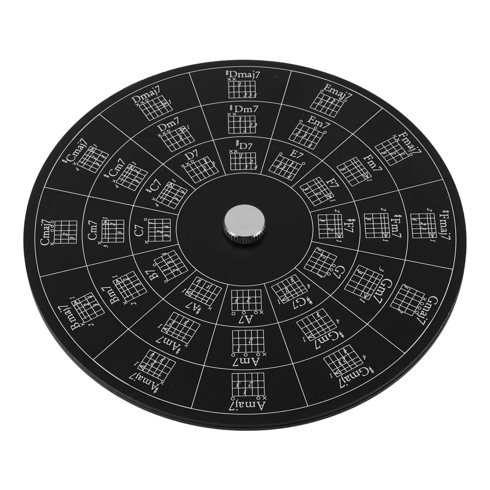 

Aluminum Alloy Guitar Chord Wheel Melody Tool Music Theory Circle Metal Melody Wheel Professional Instrument Accessory