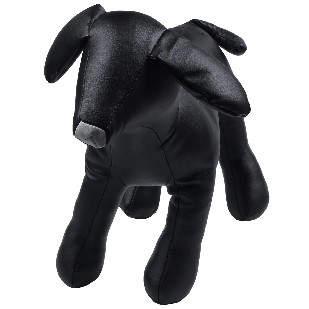 

Leather Dog Mannequins Standing Position Dog Models Toys Pet Animal Shop Display Mannequin Black M