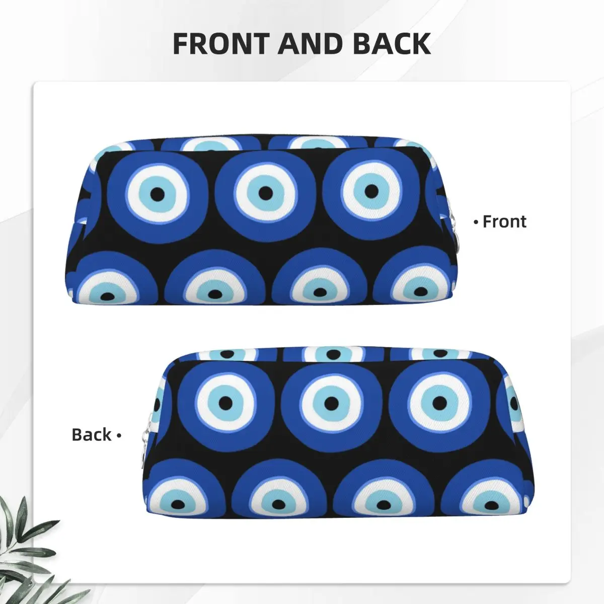 Greek Turkish Evil Eye Pencil Cases for Students Gifts Pen Box Pencil Bag Pencil Pouch Pen Holder