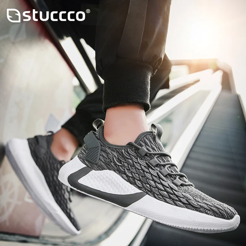 2023 wiosenne nowe buty do biegania rybia łuska casualowa wygodna sportowe męskie oddychające siateczkowe modne masywne trampki męskie duże rozmiary