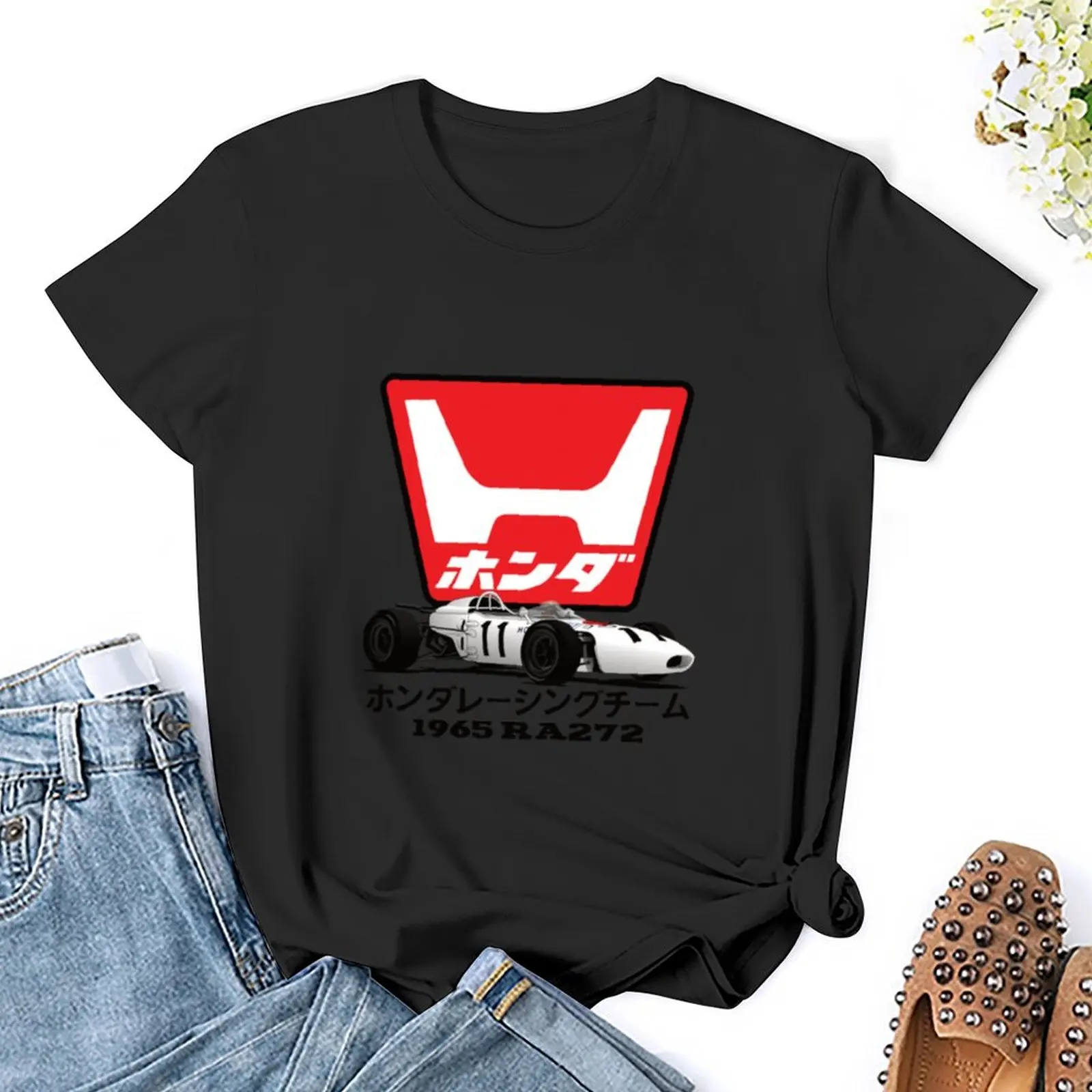 Vintage Racer F1 T-Shirt Blouse oversized tight shirts for Women