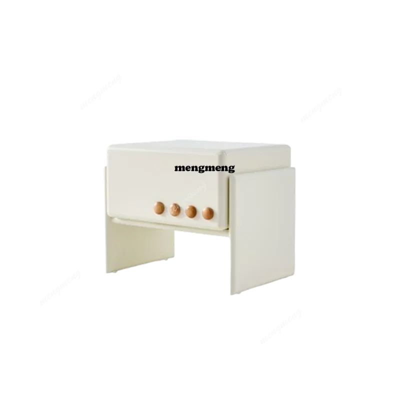 X esthétique mignon Table De nuit nordique minimaliste noir blanc petit hôtel tables De chevet chambre moderne Mesita De Noche meubles De maison