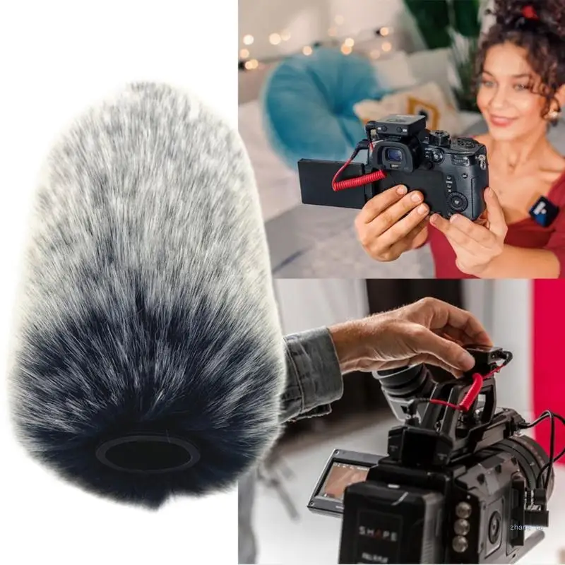 M5TD Furry Indoor Outdoor Microphone Windscreen Fit for VideoMic Go