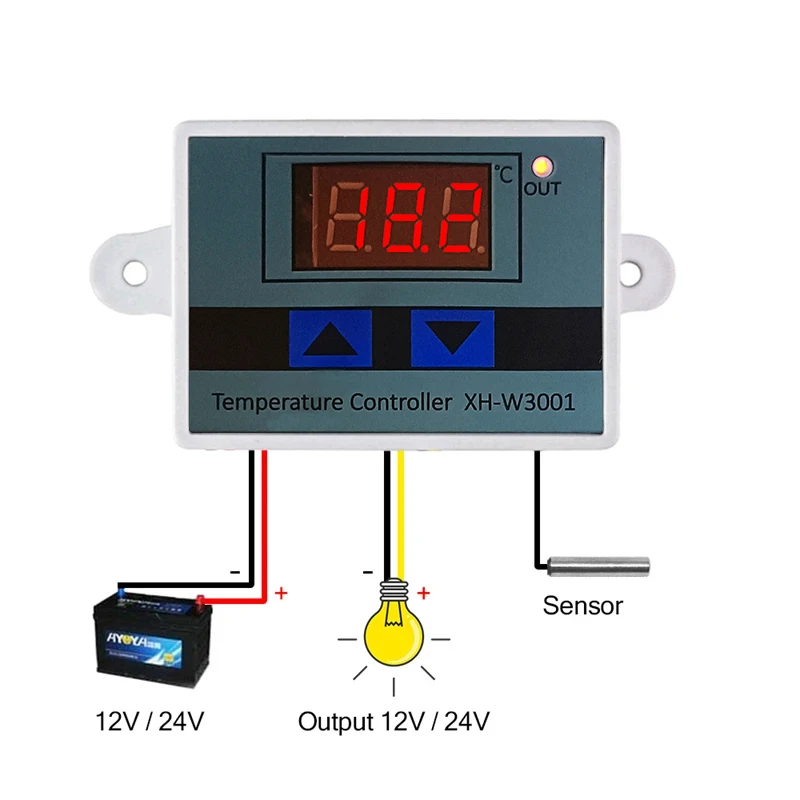 KETOTEK ดิจิตอลคอนโทรลเลอร์อุณหภูมิ LED Microcomputer SWITCH ตัวควบคุมความร้อน NTC/K Type