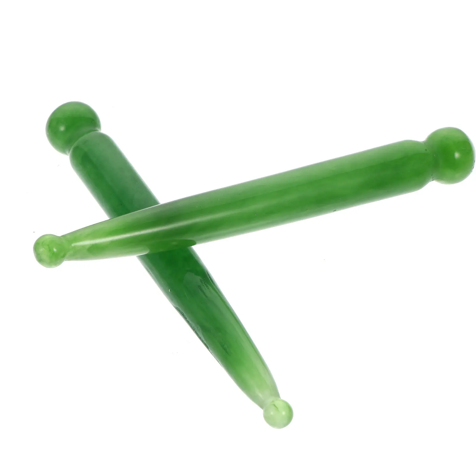 

2 шт., набор массажных палочек, ручки для акупунктуры для глубоких тканей, облегчение триггерной точки, терапия, домашний массажный инструмент, зеленый