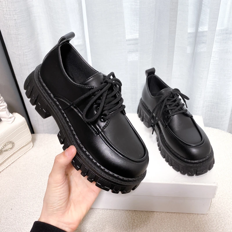 Sommer Loafer Frühling Neue Runde Kopf Tiefem Mund Vorderen Riemen Wasserdichte Plattform Weiche Sohle Anti-rutsch Verschleiß-beständig high Heels