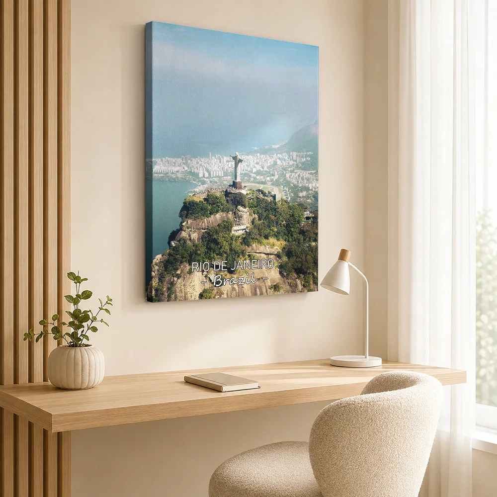 Rio de Janeiro brazil Canvas Print Poster Customized Modern Aesthetic Wall Art for Office Decor Collectible Ready to Hang Gift