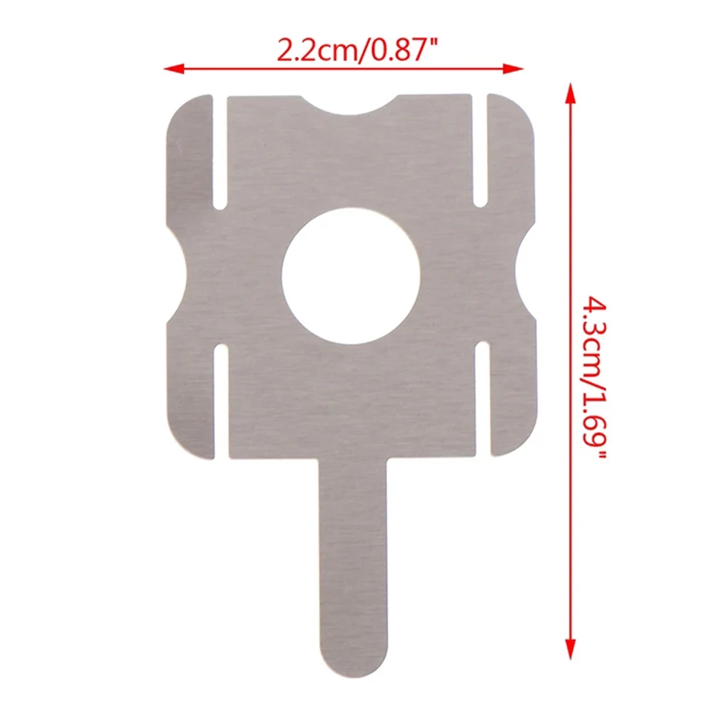 10 stücke U-förmige Nickel platten 18650 4s Lithium-Batterie pack Punkts ch weißen Nickel blech Ersatz kein Peeling