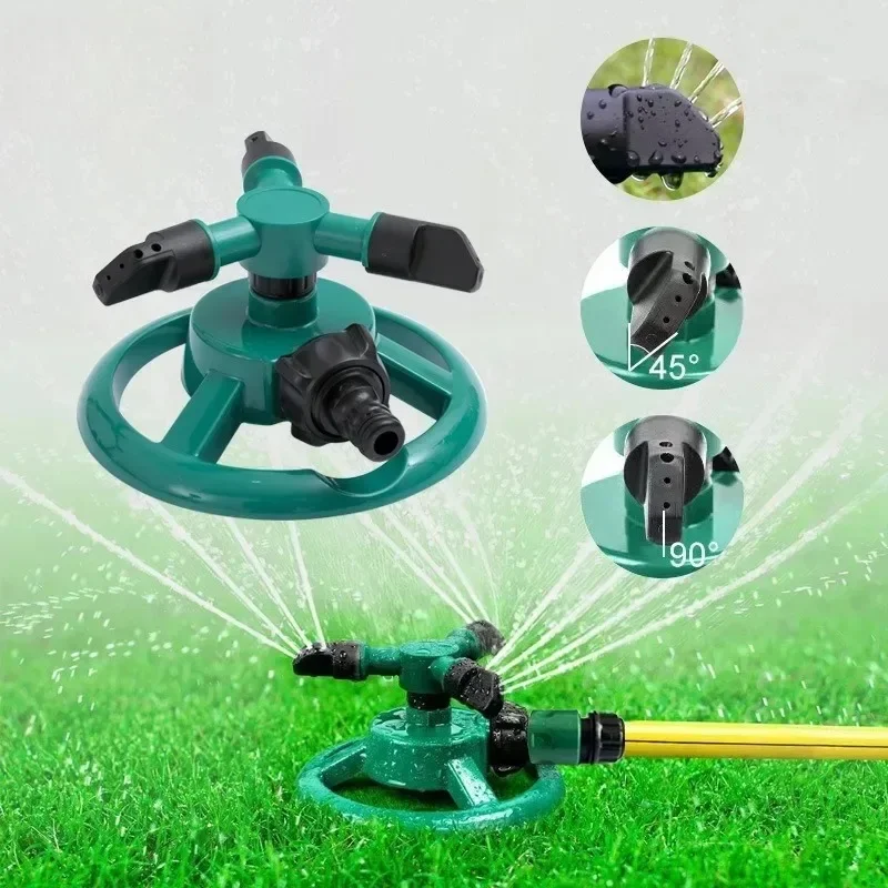 360 Degree Rotating Sprinkler Heads Automatic Sprinklers Garden Lawn Irrigation Watering Accessories Irrigation Supplies