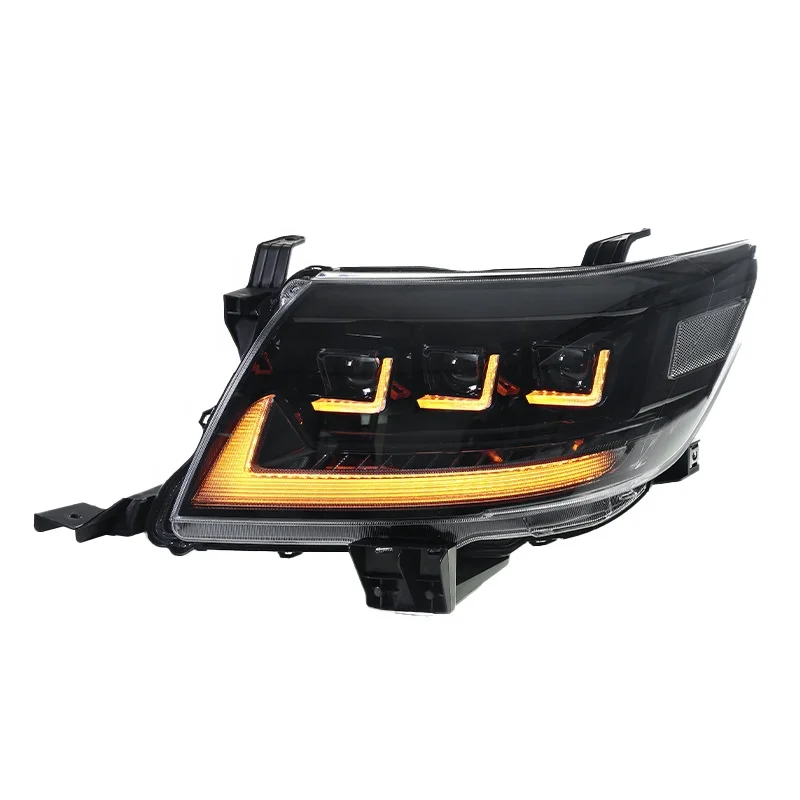 ترقية سيارة LED المصابيح الأمامية الجمعية ل هايلكس فيجو 2012 2013 2014 رئيس مصابيح ترقية جهاز عرض (بروجكتور) ليد عدسة اكسسوارات عدة