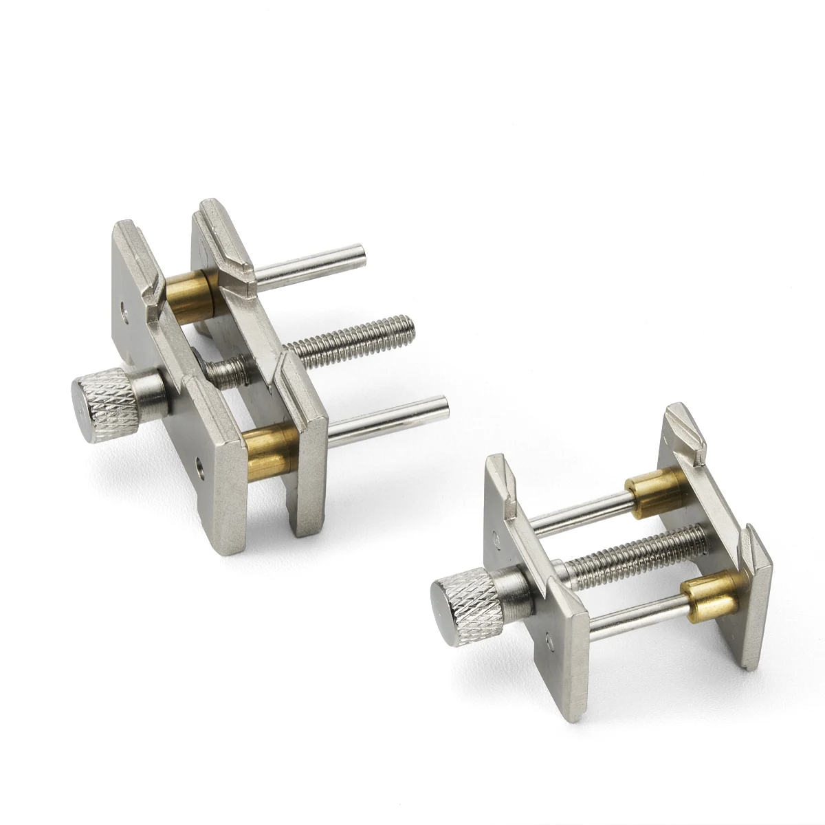 2pcs Zinc Alloy Universal Watch Movement Holder Fixed Base 2in1 Watches Case Clamp Repair Tools for Watchmaker