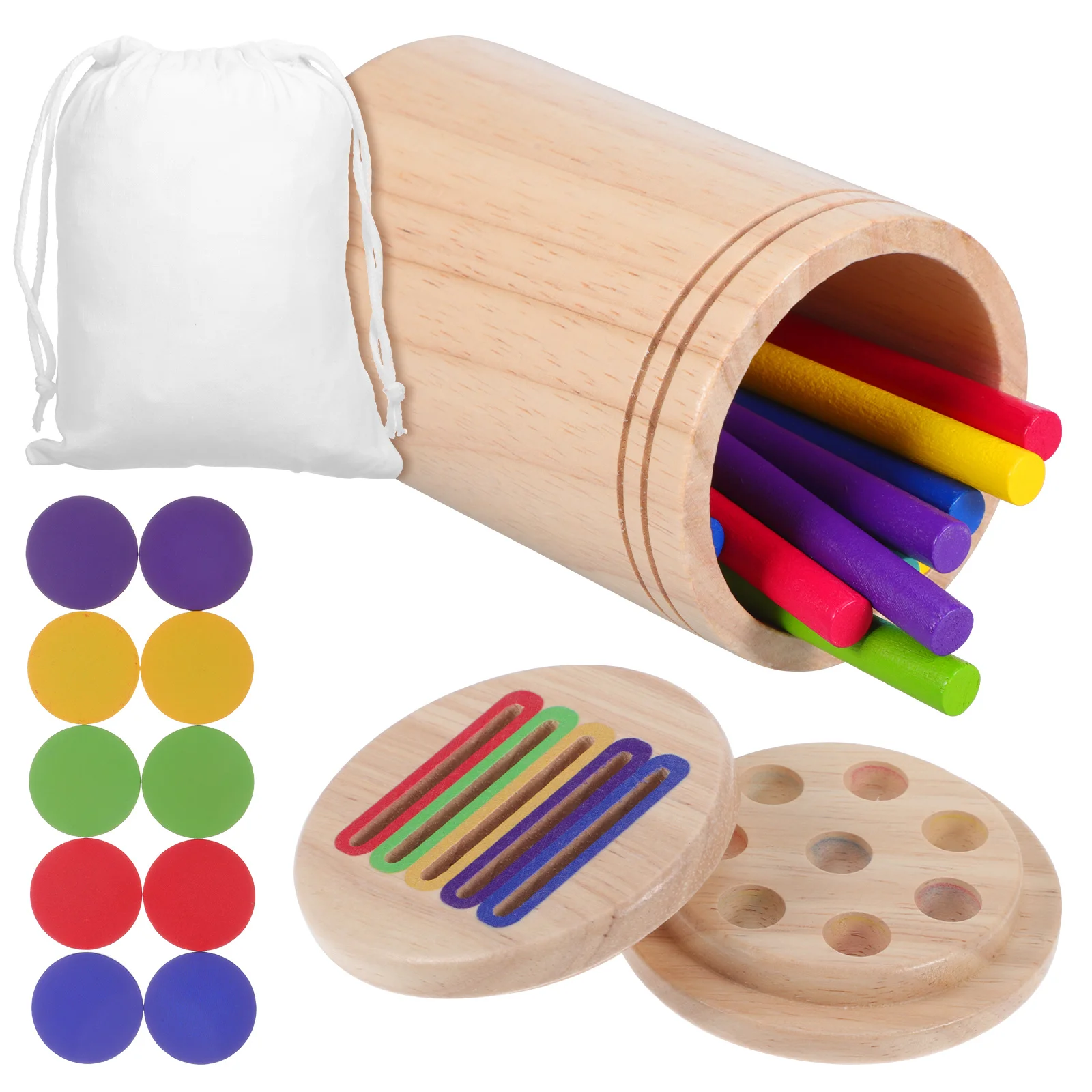 

1Set Color Classification Cup for Baby Fine Motor Skills Educational Plaything Preschool Learning Color Sorting Activity