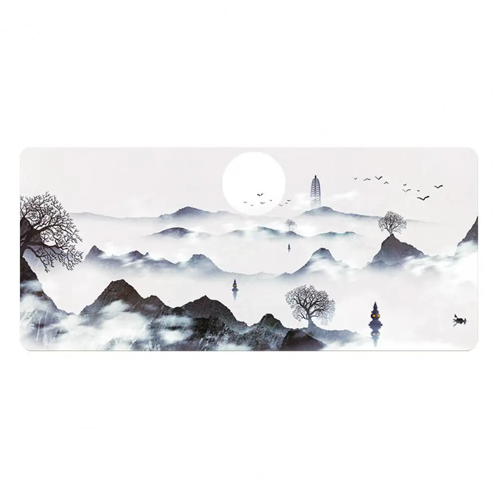 Коврик для мыши для ноутбука, Эргономичный игровой коврик для мыши с противоскользящим дизайном, мягкий эластичный материал, не выцветает