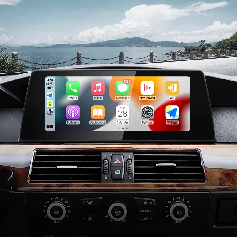 2024 Nowy ID6 ID7 ID8 UI 10.25inc Android System Wireless Carplay AUTO Dla BMW serii 3 E90 E91 serii 5 E60 E61 Samochodowe odtwarzacze wideo