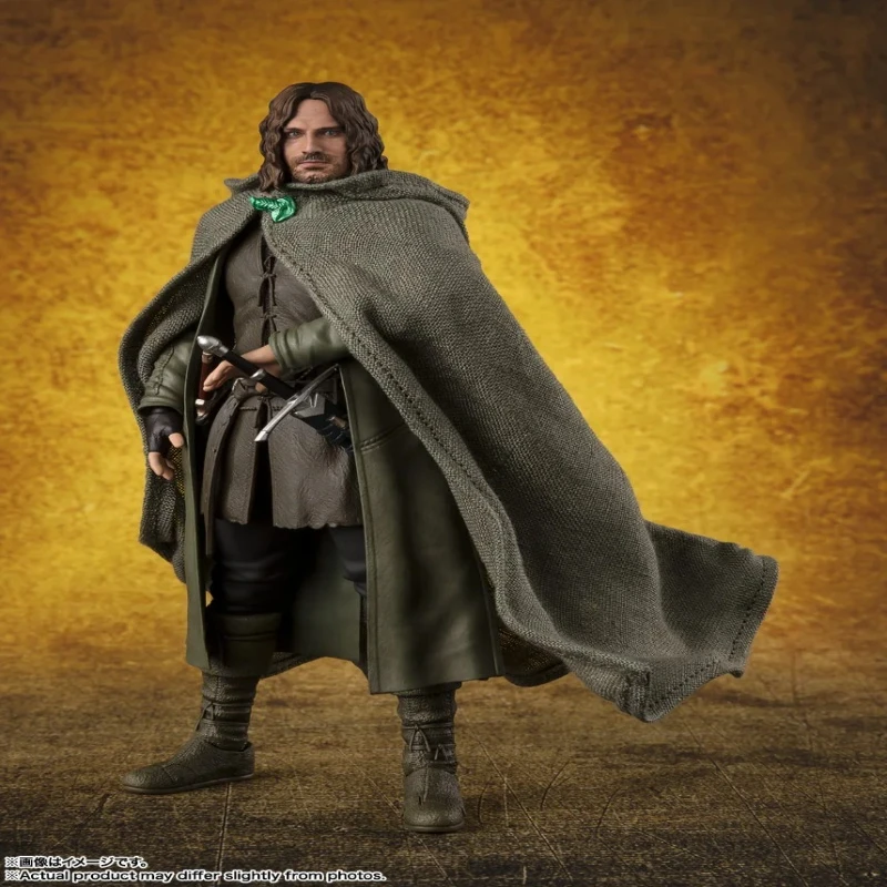 Original Bandai S.H.Figuarts The Lord of the Rings Frodo Baggins Gollum Aragorn Assembly model Action Figure Model Toy For Child - view 4