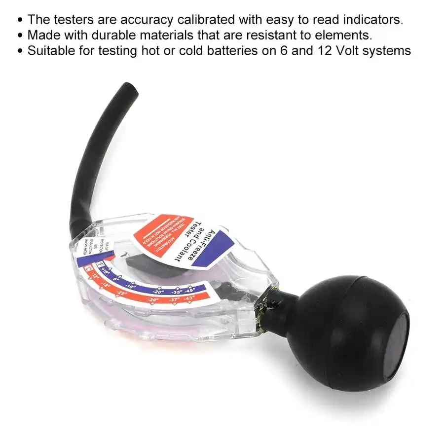 جهاز اختبار تبريد مشعاع السيارة، أداة اختبار مضاد التجمد المتينة لنظام التبريد، قطع غيار السيارات، قرص عالي الدقة #6