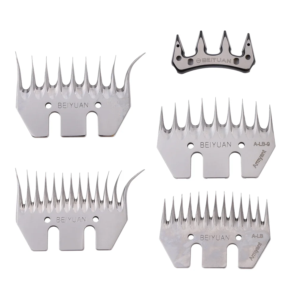 Sheep Goat Convex Comb Cutter Shearing Shears 4/9/13 Tooth Straight/Bending Blade for Sheep Shears