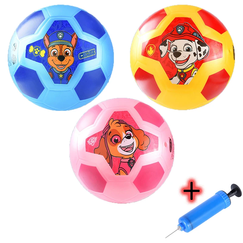 PAW Patrol Football Cartoon Anime Kids Rubber Sport Ball Outdoor Training Toy Children's Birthday Gifts Fun Play view 5