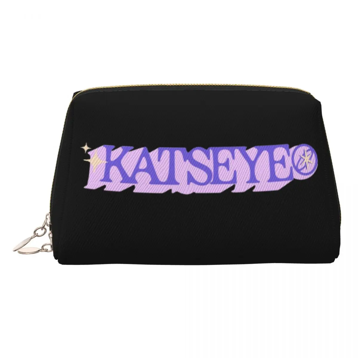 KATEYE Kpop Group Women Cosmetic Bags Travel Makeup Organizer Pouch Toiletry Storage Dopp Kit Box