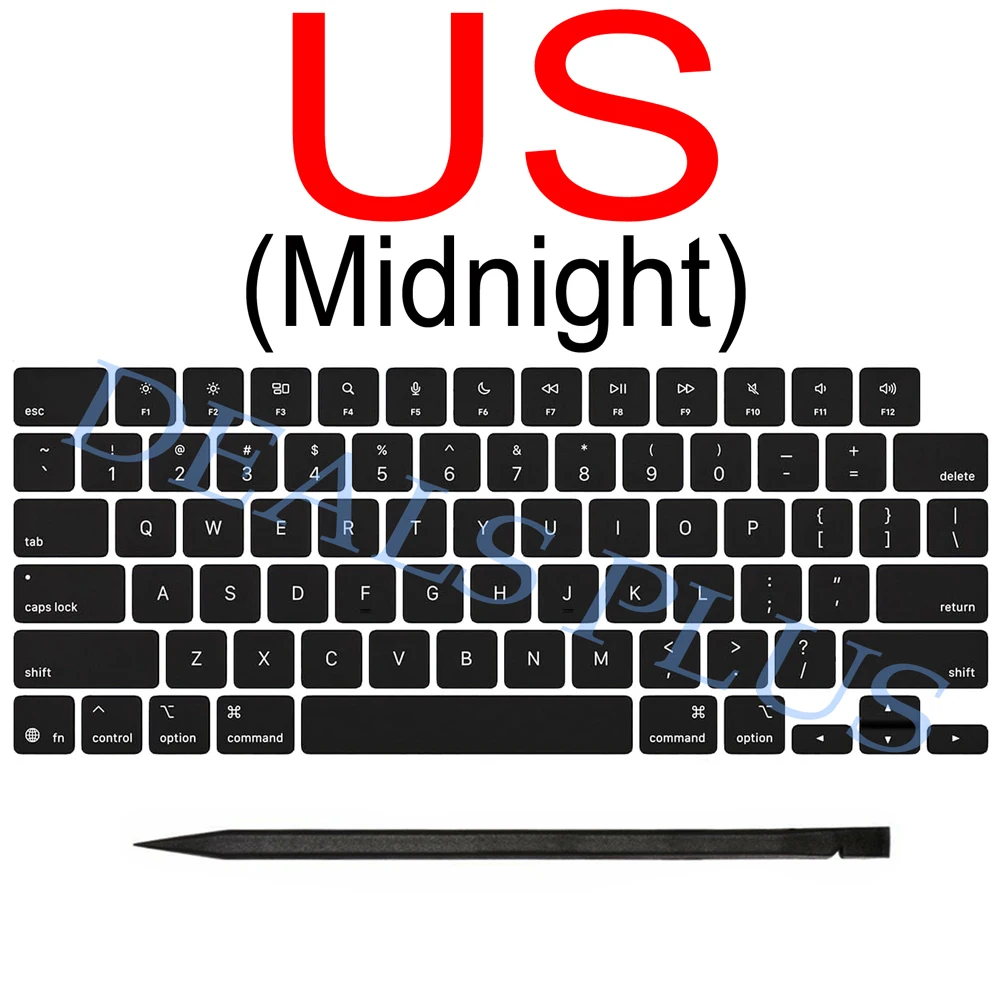 Nieuwe (Midnight) A3240 A3241 A3448 A3449 Keycaps Toetsenset voor Macbook Air Retina M4 M5 13.6" 15.3" 2025-2026 Jaar Toetsenbord Reparatie