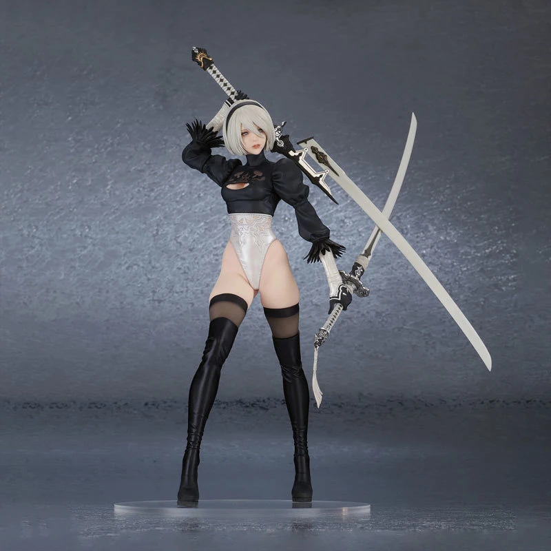 Original FLARE NieR:Automata YoRHa No.2 Type B Genuine 2B Anime Figure Collection Model Boxed Figure Toy Ornament Figurine Gifts