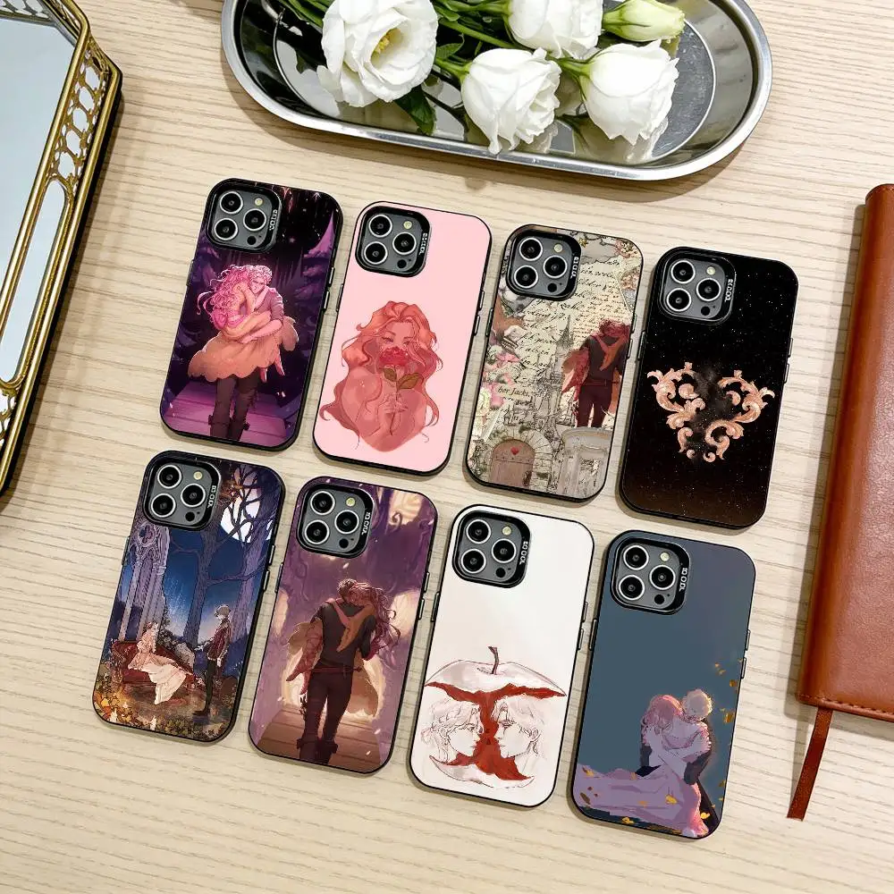 

O-Once Upon a Broken Heart Phone Case For iPhone17,16,15,14,13,12,11 Plus,Pro Max Black Candy silver phone case