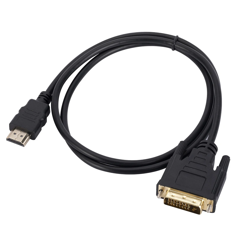 4K HD Multimedia Ports To DVI Adapter Cable 24+1 DVI To High Definition Multimedia Ports Bi-direction Converter Cable