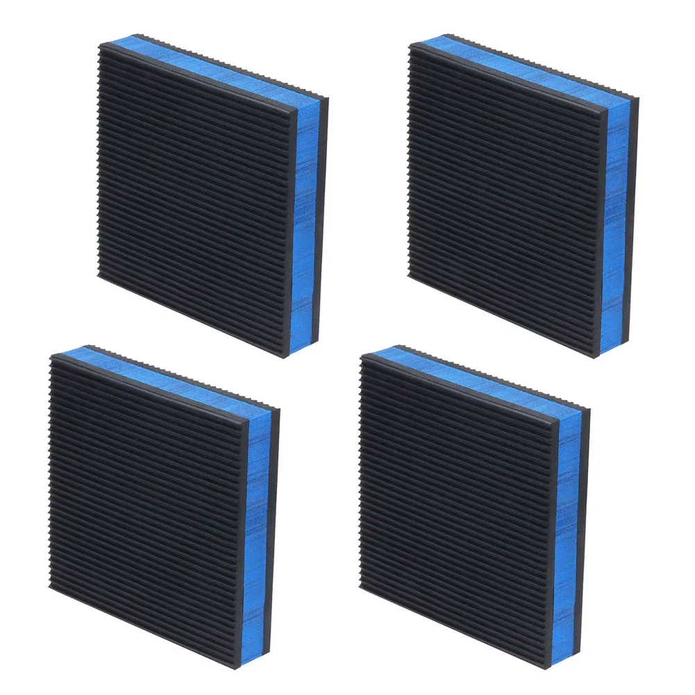 

4 Heavy Duty Rubber Shock Isolation Pads for Air Compressors & Washing Machines Effective Noise Reduction & Vibration Control