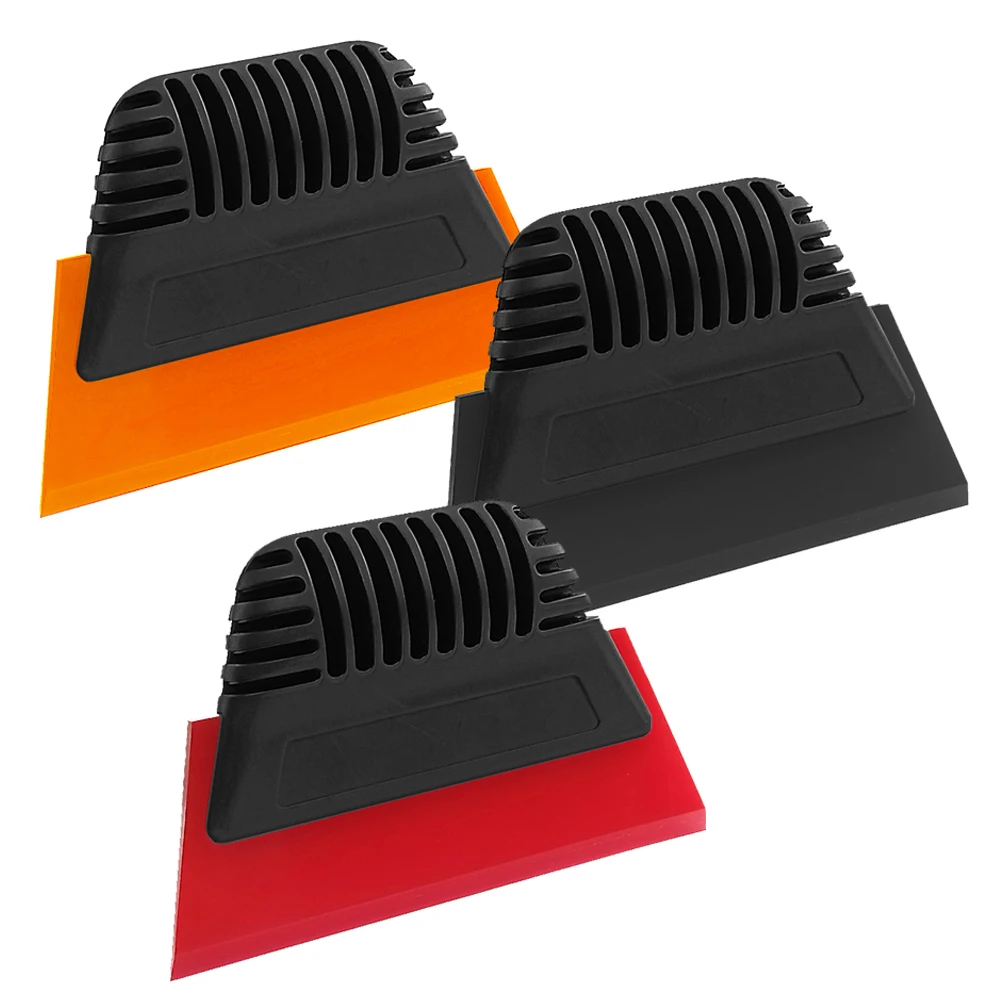 

Car Glass Rubber Squeegee Silicone Scraper for Window Tint Tool Water Wiper Mirror Cleaning Water Blade PPF Film Car Accessories