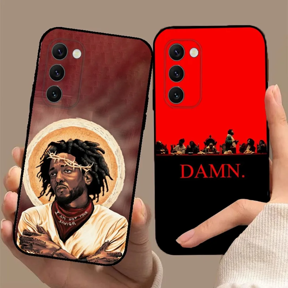 Rapper K-Kendrick L-Lamar Phone Case For Samsung S24,23,23,22,30,21,10,9,Note20 Ultra,Lite,Ultra,5G,Plus,FE,Black Soft Case