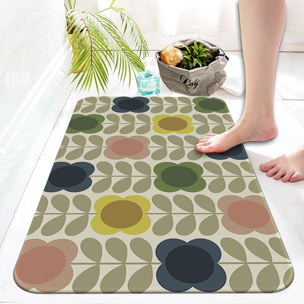 Orla Kiely Tappeto da terra Lavabile Antiscivolo Soggiorno Divano Sedie Tappetino da cucina Alfombra