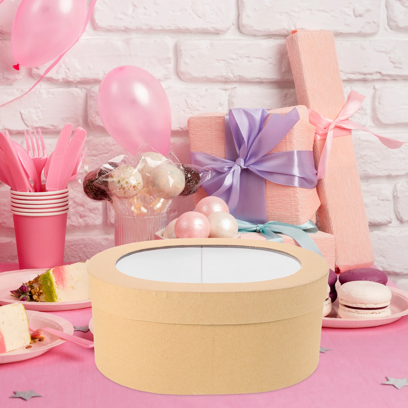 

Baking Box Diy Boxes for Crafts Candy Party Favors Cookie Packaging Packing Biscuit Case Cookies Holder Paper